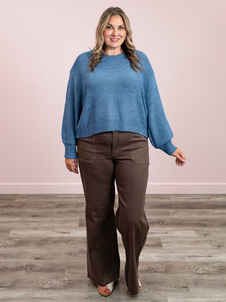 *FINAL SALE* Judy Blue | High Rise | Brown Retro Wide Leg | Rhett