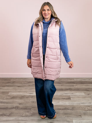 Harlow Vest | Blush