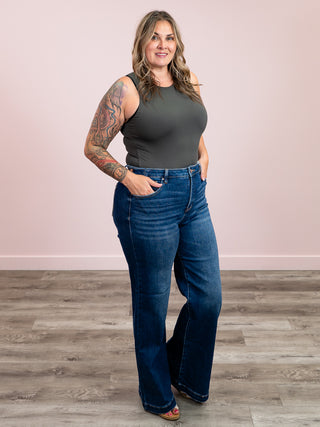 Second Skin | Roxanna Tank Bodysuit | Dark Charcoal