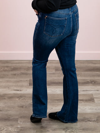 Judy Blue | High Rise Tummy Control Embroidered Bootcut | REG | Declan