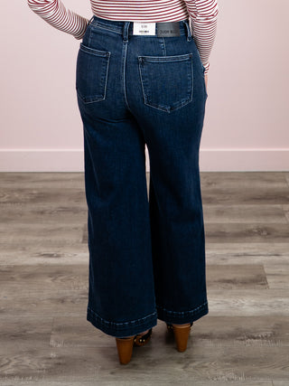 *NEW* Judy Blue | High Rise Ankle Wide Trouser Jean | Jasper