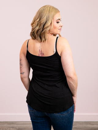 Lula Reversible Cami | Black