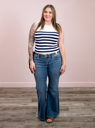 *NEW* Pink Martini | Nantucket Tank Sweater | White