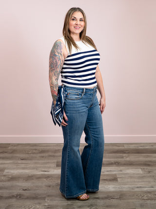 *NEW* Pink Martini | Nantucket Tank Sweater | White