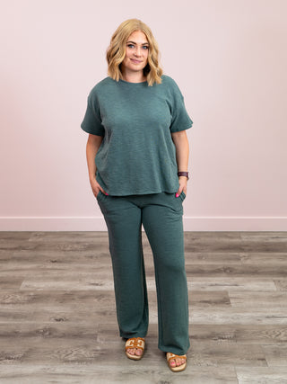 *FINAL SALE* Osborne Tee & Pants SET | Ash Jade