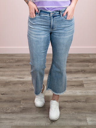 *NEW* Judy Blue | Mid Rise Kick Flare Jean | Linden