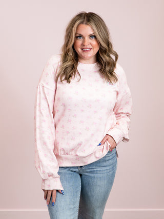 *NEW* Ampersand | University Side Slit Pullover | Tea Rose