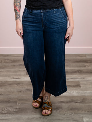 *NEW* Judy Blue | High Rise Ankle Wide Trouser Jean | Jasper