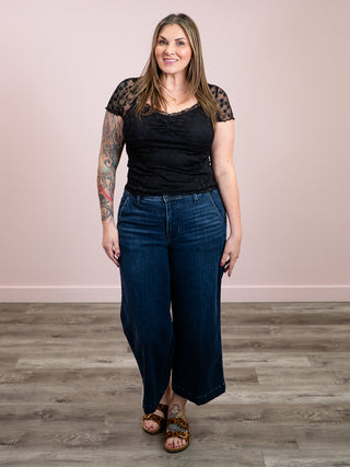 *NEW* Judy Blue | High Rise Ankle Wide Trouser Jean | Jasper