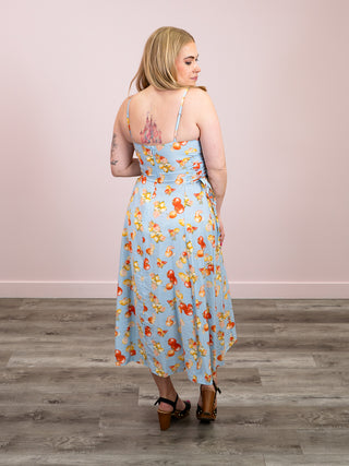 *NEW* Citrus Spritz Smocked Dress | Blue Mix