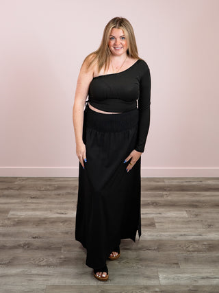 *NEW* Paloma Maxi Skirt | Black