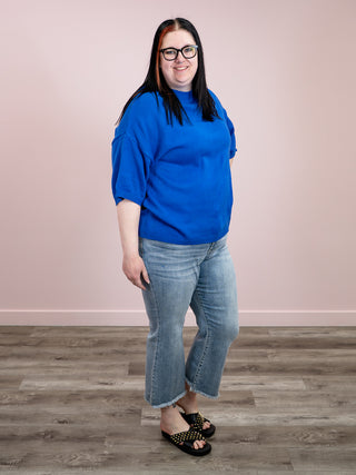 *NEW* Sassy Sue Drop Shoulder Sweater | Royal