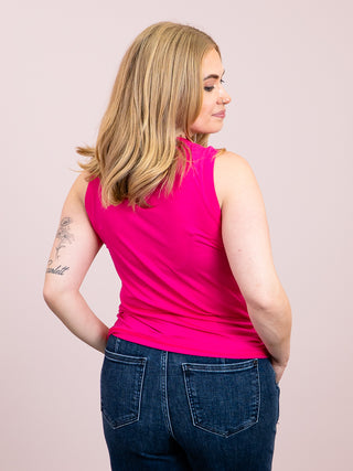 *NEW* Noelle Tank | Hot Pink
