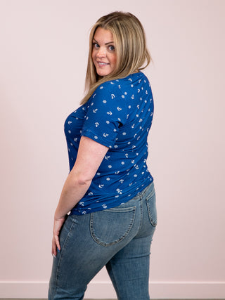 *NEW* Sophie Tee | Nautical Navy