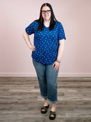 *NEW* Sophie Tee | Nautical Navy