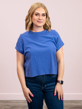 Colleen Round Neck Tee | Marlin