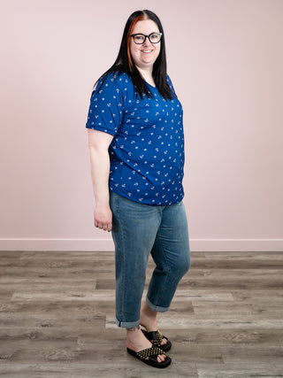 *NEW* Sophie Tee | Nautical Navy