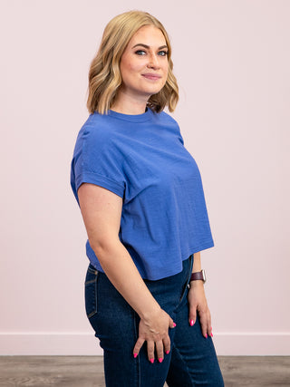 Colleen Round Neck Tee | Marlin