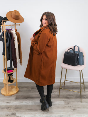 RD Style | Leona Double Breasted Trench Coat | Toffee