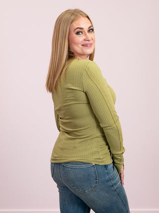 *NEW* Ampersand | Lovely Lace Long Sleeve | Moss