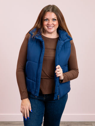 Basecamp Puffer Vest | Navy