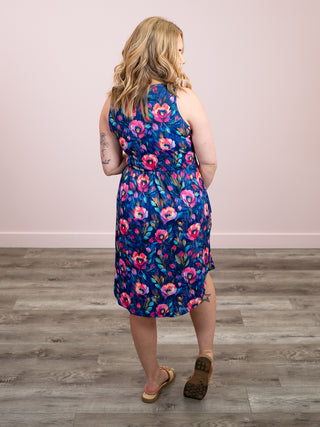 *NEW* Shirley | Deja Vu Tank Dress | Blue Floral