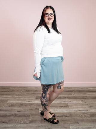 *NEW* Serena Athletic Skort | Ocean Blue