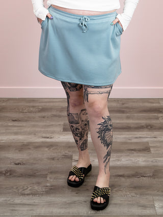 *NEW* Serena Athletic Skort | Ocean Blue