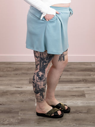 *NEW* Serena Athletic Skort | Ocean Blue