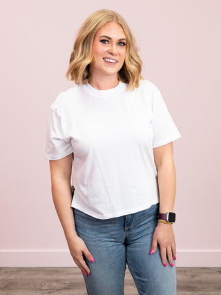 DEX | Mary Essential Tee | White