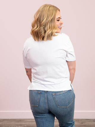 DEX | Mary Essential Tee | White