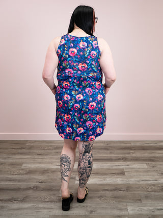 *NEW* Shirley | Deja Vu Tank Dress | Blue Floral