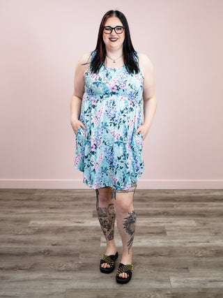 *NEW* Shirley | Deja Vu Tank Dress | Floral Bouquet