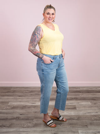 *NEW* Noelle Tank | Lemon