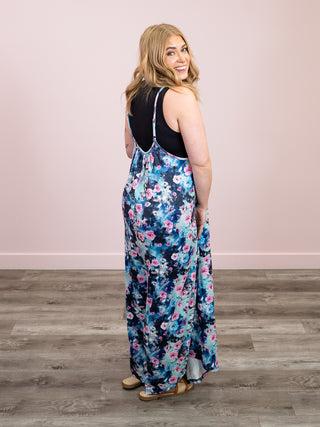 *NEW* Shirley Mariana Romper | Blue Florals