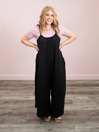 *NEW* Shirley Mariana Romper | SOLID | Black