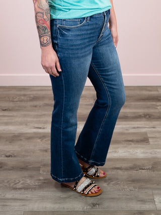 *NEW* RFM | Mia High Rise Bootcut Button Fly Jeans | Medium Wash