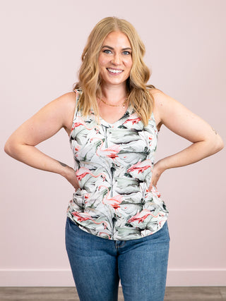 *NEW* Noelle Tank | Flamingos