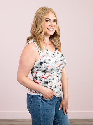 *NEW* Noelle Tank | Flamingos