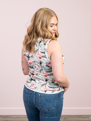 *NEW* Noelle Tank | Flamingos
