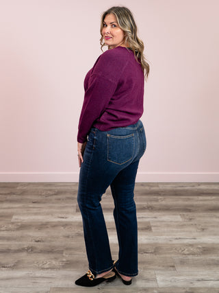 DEX | Maya Soft Touch Sweater | Plum