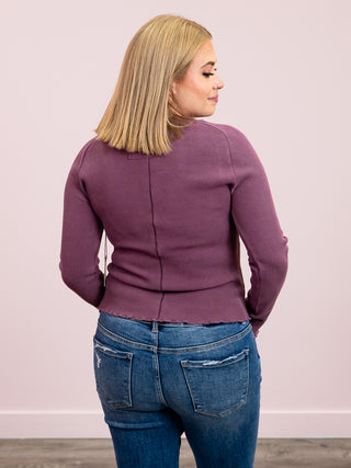 DEX | Beth Thermal Long Sleeve | Dusty Purple