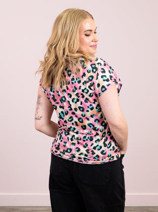 *NEW* Off Duty Essentials Tee | Pink Leopard