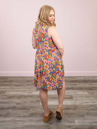 *NEW* Emme Tiered Dress | Violet Blue