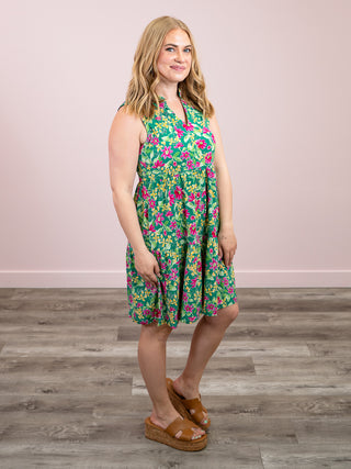 *NEW* Emme Tiered Dress | Kelly Green