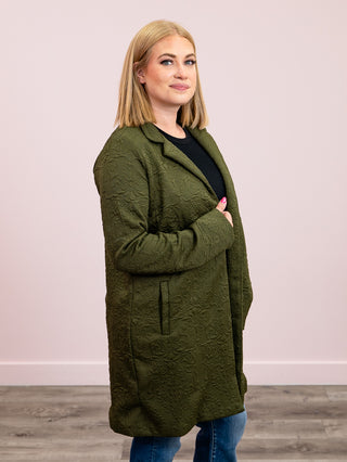 Amiri Midi Coat | Olive