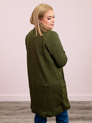 Amiri Midi Coat | Olive