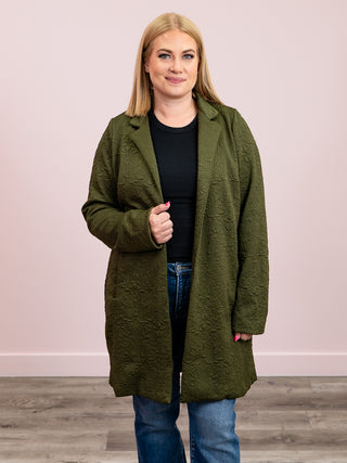 Amiri Midi Coat | Olive