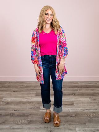 *NEW* The Marlowe Cardigan | Royal Magenta