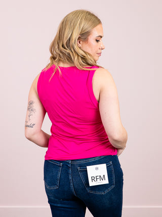 *NEW* Noelle Tank | Hot Pink